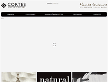 Tablet Screenshot of cortesmarbles.com